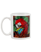 Load image into Gallery viewer, Red Parrot Jungle Forest Gift For Bird Lovers Mug
