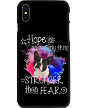 Load image into Gallery viewer, ln Boston Terrier Hope Is The Only Thing Gift For Dog Lovers Phone case

