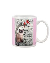Load image into Gallery viewer, Siamese Cat Red Cardinals Those We Love Mug
