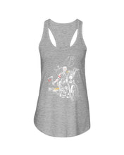Load image into Gallery viewer, You're Not Alone Motorcycle Axe Gift For Men Ladies Flowy Tank
