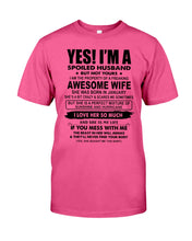 Load image into Gallery viewer, I'm A Spoiled Husband But Not Yours - Awesome Wife Who Was Born In January Guys Tee

