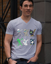 Load image into Gallery viewer, Cute Penguin Dabbing Hallo Gift For Penguin Lovers Guys V-Neck
