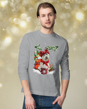 Load image into Gallery viewer, Cute Westie Christmas Night Gift For Dog Lovers Unisex Long Sleeve
