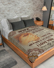 Load image into Gallery viewer, Gift For Wife I'll Love You Then Love You Forever Sherpa Blanket
