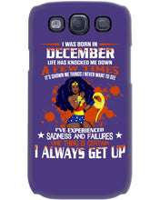 Load image into Gallery viewer, December Superwoman  Life Has Knocked Me Down Birthday Meaningful Gift Phone case
