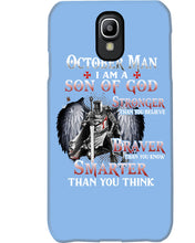 Load image into Gallery viewer, October Man Son Of God Birthday Meaningful Gift For Men Phone case
