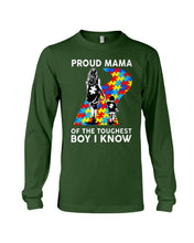 Load image into Gallery viewer, Proud Mama Of The Touchest Boy I Know Autism's Day Gift Unisex Long Sleeve
