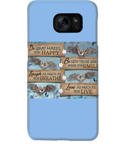 Load image into Gallery viewer, Do What Makes You Happy With Bats Gift For Girls Phone case
