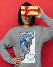 Load image into Gallery viewer, Magical Gray Couple African Parrot Gift For Bird Lovers Unisex Long Sleeve
