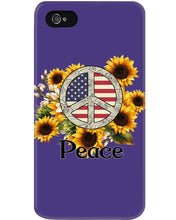 Load image into Gallery viewer, Peace Sign Sunflower Birthday Gift For Girls Phone case
