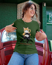 Load image into Gallery viewer, 2020 The Year When Shit Got Real Trending For Cat Lovers Ladies Tee
