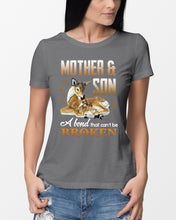 Load image into Gallery viewer, Mother And Son A Bond That Can't Be Broken Ladies Tee
