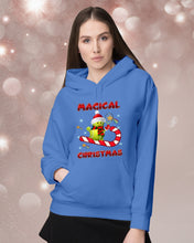 Load image into Gallery viewer, Tennis Players Magical Christmas Snowman Gift For Women Hoodie
