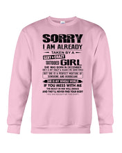 Load image into Gallery viewer, I'm Already Taken By December Sexy And Crazy Girl For Birthday Gift Sweatshirt
