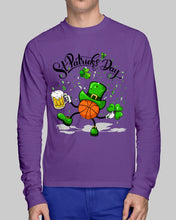 Load image into Gallery viewer, Basketball Saint Patrick's Day Gift For Basketball Lovers Unisex Long Sleeve
