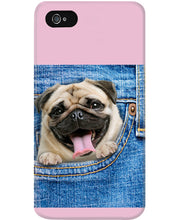 Load image into Gallery viewer, baby Pug In Denim Pocket Gift For Dog Lovers Phone case
