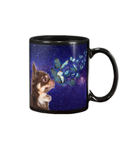 Load image into Gallery viewer, Chihuahua Blue Butterflies Sky Gift For Dog Lovers Mug
