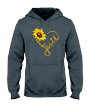 Load image into Gallery viewer, Black Phone Case Sunflower Faith Gift For Christians Hoodie
