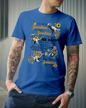 Load image into Gallery viewer, My Only Sunshine Make Me Happy Special Custom Design Guys Tee
