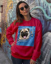 Load image into Gallery viewer, baby Pug In Denim Pocket Gift For Dog Lovers Sweatshirt
