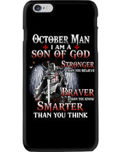 Load image into Gallery viewer, October Man Son Of God Birthday Meaningful Gift For Men Phone case
