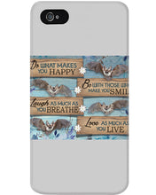 Load image into Gallery viewer, Do What Makes You Happy With Bats Gift For Girls Phone case

