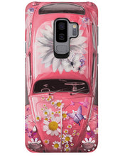 Load image into Gallery viewer, Pink Phone Case With Flowers And Butterfly Gift For Pink Lovers Phone case
