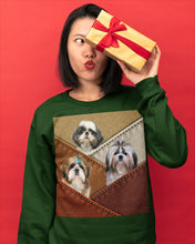 Load image into Gallery viewer, Three Cute Shih Tzu In Bag Gift For Dog Lovers Sweatshirt
