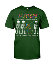 Load image into Gallery viewer, Autism It's A Different Ability Gift For Autism People Guys Tee
