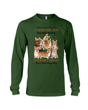 Load image into Gallery viewer, They Start Collecting Lots Of Corgis Trending For Dog Lovers Unisex Long Sleeve
