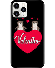 Load image into Gallery viewer, Couple Otter Valentine's Day Gift For Otter Lovers Phone case
