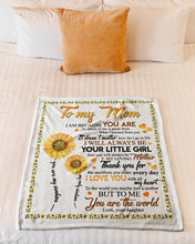 Load image into Gallery viewer, Gift For Mama You Are The World Unique Custom Design Fleece Blanket
