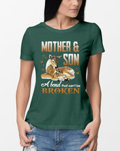 Load image into Gallery viewer, Mother And Son A Bond That Can't Be Broken Ladies Tee
