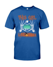 Load image into Gallery viewer, This Girl Loves Halloween Gift For Girls Guys Tee
