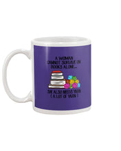 Load image into Gallery viewer, A Woman Cannot Survive On Book Alone She Also Needs Yarn Trending Mug
