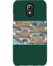 Load image into Gallery viewer, Do What Makes You Happy With Bats Gift For Girls Phone case
