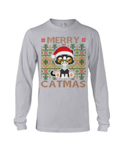 Load image into Gallery viewer, Merry Catmas Cute Funny Gifts Unisex Long Sleeve
