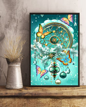 Load image into Gallery viewer, Butterfly Gorgeous Diamond With Dreamcatcher Gift For Girls Vertical Poster
