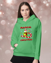 Load image into Gallery viewer, Tennis Players Magical Christmas Snowman Gift For Women Hoodie
