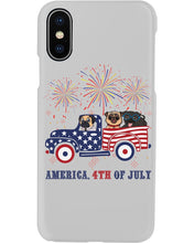 Load image into Gallery viewer, America 4th Of July Truck Pug Gift For Dog Lovers Phone case
