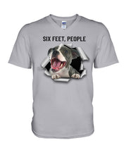 Load image into Gallery viewer, Pitbull Six Feet People Gift For Pitbull Lovers Guys V-Neck
