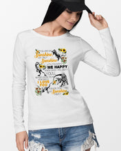 Load image into Gallery viewer, My Only Sunshine Make Me Happy Special Custom Design Unisex Long Sleeve
