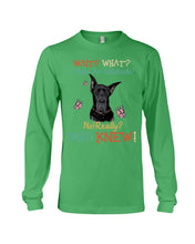 Load image into Gallery viewer, Black Great Dane Attitude Really Gift For Dog Lovers Unisex Long Sleeve
