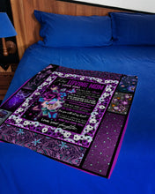 Load image into Gallery viewer, Daughter Gift For Mom With Butterly Love You For All The Times Fleece Blanket
