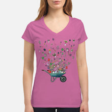 Load image into Gallery viewer, Garden Flying Unique Design Great Gift For Garden Lovers Ladies V-Neck
