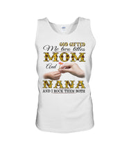 Load image into Gallery viewer, God Gifted Me Two Titles Mom And Nana And I Rock Them Both Unisex Tank Top
