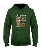 Load image into Gallery viewer, The Quarantine Time With Yarn And Coffee Gift For Women Hoodie
