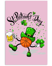 Load image into Gallery viewer, Basketball Saint Patrick's Day Gift For Basketball Lovers Vertical Poster
