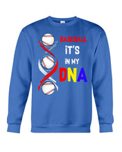Load image into Gallery viewer, Baseball Be My DNA Gift For Sport Lovers Sweatshirt
