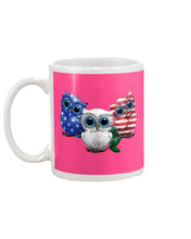 Load image into Gallery viewer, Lovely Phone Case Three Owl With US Flag Gift For Owl Lovers Mug
